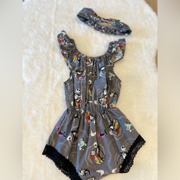 Nightmare Before Christmas Romper & Headband Set - Picture 4 of 4